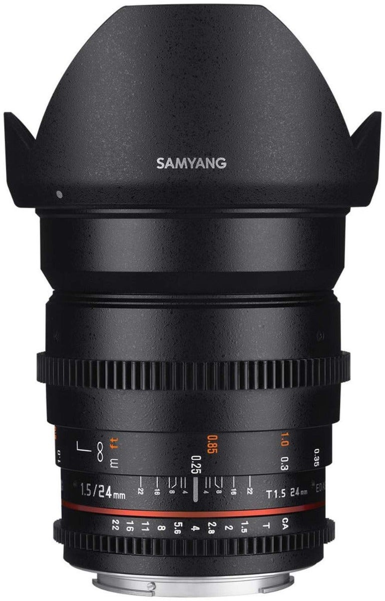 Samyang 24mm T1.5 VDSLR UMC II cine prime lens, Fujifilm X mount