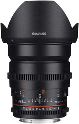 Samyang 24mm T1.5 VDSLR UMC II cine prime lens, Fujifilm X mount