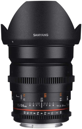 Samyang 24mm T1.5 VDSLR UMC II cine prime lens, Fujifilm X mount
