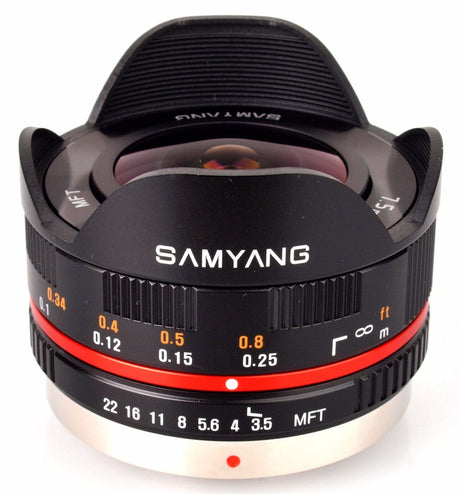 Samyang 7.5mm f3.5 Fisheye UMC II - MFT - Black - additional product view