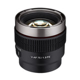 Samyang 75mm T1.9 V-AF Sony FE Full Frame - additional product view