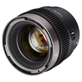 Samyang 75mm T1.9 V-AF cine prime lens for Sony FE