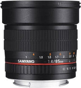 Samyang 85mm f/1.4 UMC II - Nikon AE - Full Frame - additional product view