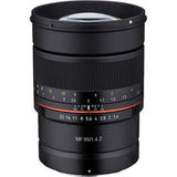 Samyang 85mm f/1.4 UMC II lens for Nikon Z mount.