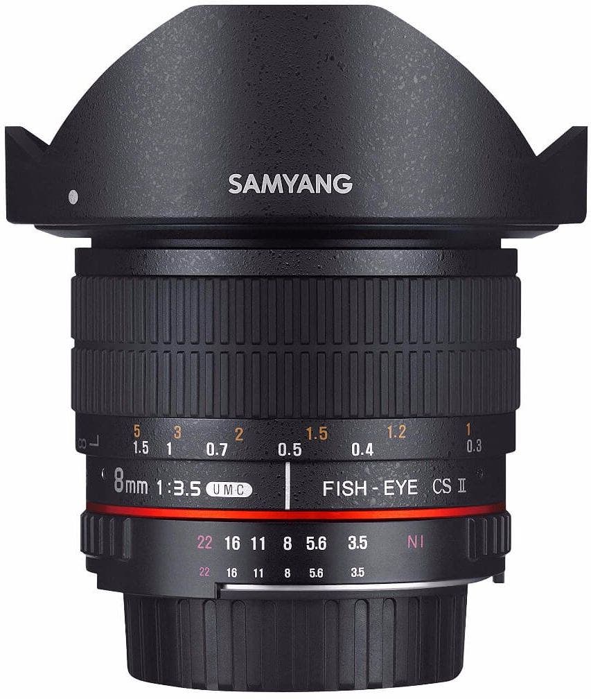 Samyang 8mm f/3.5 Fisheye UMC II - Canon EF APS-C - additional product view