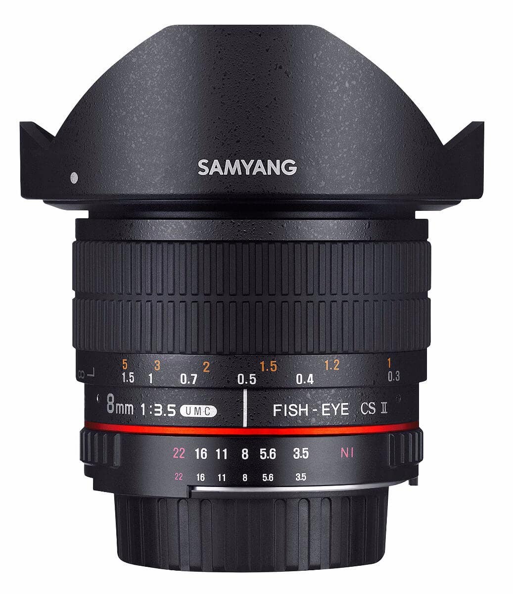 Samyang 8mm f/3.5 Fisheye UMC II - Nikon AE APS-C - additional product view