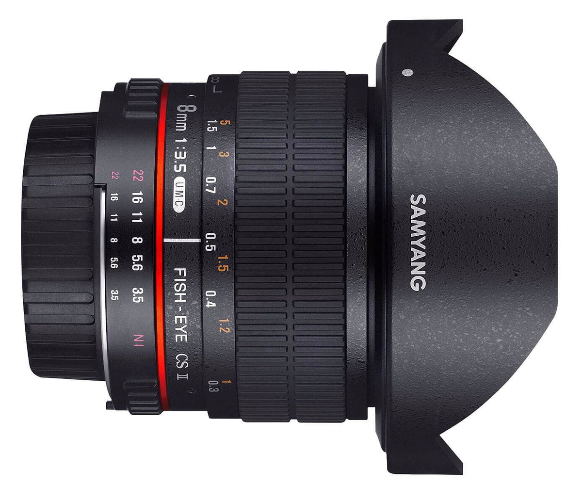Samyang 8mm f/3.5 Fisheye UMC II - Nikon AE APS-C - additional product view