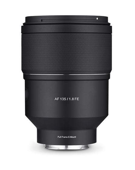 Samyang AF 135mm f1.8 UMC II lens with Sony FE mount, full frame.