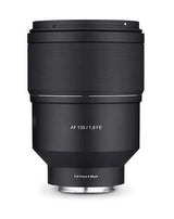Samyang AF 135mm f1.8 UMC II lens with Sony FE mount, full frame.