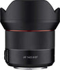 Samyang AF 14mm f2.8 UMC II wide angle lens, Canon EF mount