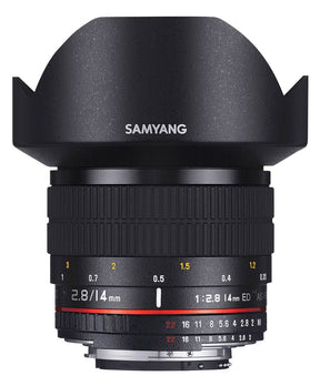 Samyang AF 14mm f2.8 UMC II wide angle lens, Nikon F mount