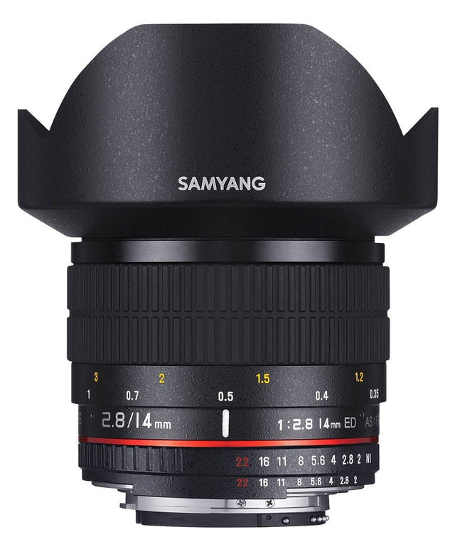Samyang AF 14mm f2.8 UMC II wide angle lens, Nikon F mount