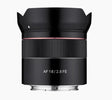 Samyang AF 18mm f2.8 UMC II lens for Sony FE mount.