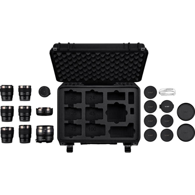 Samyang V-AF Anamorphic Sony FE 6 lens kit with case