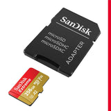SanDisk Extreme MicroSDXC 256GB 100MB/s R, 60MB/s W, V30 Memory Card + Adapter - additional product view