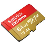 SanDisk Extreme MicroSDXC 64GB 100MB/s R, 60MB/s W, V30 Memory Card + Adapter - additional product view