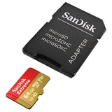 SanDisk Extreme MicroSDXC 64GB 100MB/s R, 60MB/s W, V30 Memory Card + Adapter - additional product view