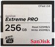 SanDisk Extreme PRO CFast 2.0 525MB/s 256GB memory card