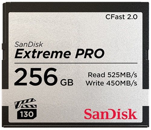 SanDisk Extreme PRO CFast 2.0 525MB/s 256GB memory card