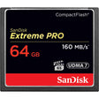 SanDisk Extreme PRO CompactFlash 160MB/s 64GB memory card