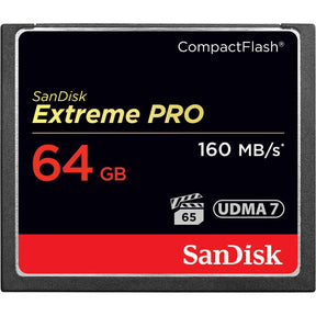 SanDisk Extreme PRO CompactFlash 160MB/s 64GB memory card