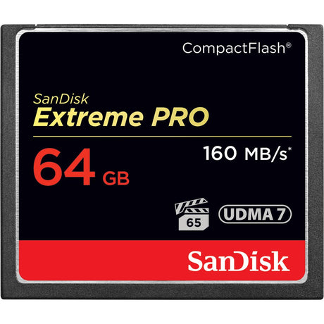 SanDisk Extreme PRO CompactFlash 160MB/s 64GB memory card