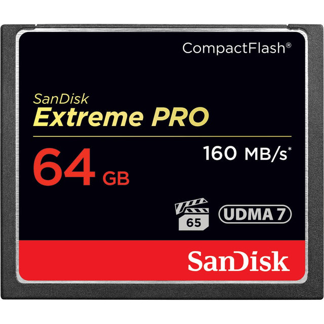 SanDisk Extreme PRO CompactFlash 160MB/s 64GB memory card