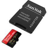 SanDisk Extreme Pro MicroSDXC 128GB 200MB/s R, 90MB/s W, V30 Memory Card + Adapter - additional product view