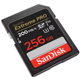 SanDisk Extreme Pro SDXC 256GB 200MB/s R, 140MB/s W, V30, U3, C10 Memory Card - additional product view