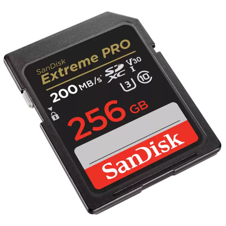 SanDisk Extreme Pro SDXC 256GB 200MB/s R, 140MB/s W, V30, U3, C10 Memory Card - additional product view