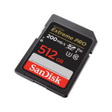 SanDisk Extreme Pro SDXC 512GB 200MB/s R, 140MB/s W, V30, U3, C10 Memory Card - additional product view