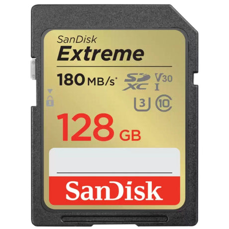 SanDisk Extreme SDXC 128GB memory card