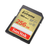 Sandisk Extreme SDXC 256GB 180MB/s R 130MB/s W, V30 U3, C10 Memory Card - additional product view
