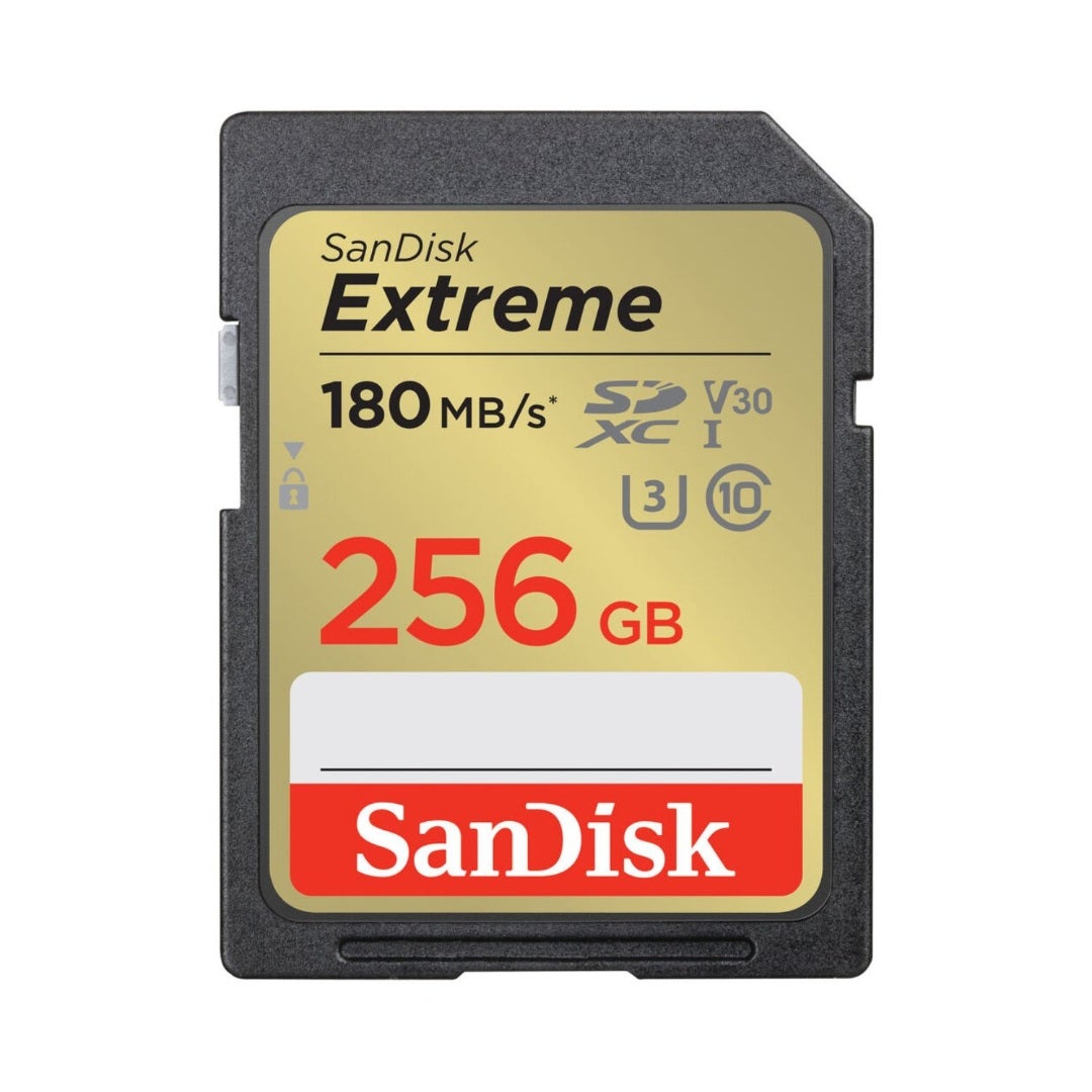 SanDisk Extreme SDXC 256GB memory card