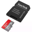 SanDisk Ultra microSDXC UHS-I A1 256GB memory card.