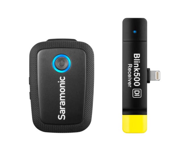 Saramonic Blink 500 B3 wireless lav mic system for iOS