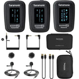 Saramonic Blink 500 Pro B2 2-Person Wireless Omni Lav Microphone System in black