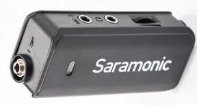 Saramonic LavMic audio mixer with lavalier microphone