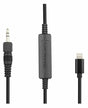 Saramonic locking 3.5mm connector to Apple-certified Lightning output cable