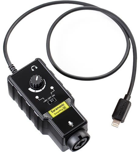Saramonic SmartRig Di single channel mic and guitar interface with Lightning connector