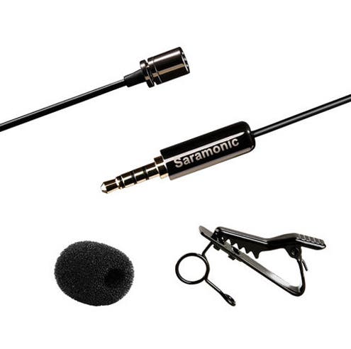 Saramonic SR-LMX1+ lavalier microphone for mobile devices