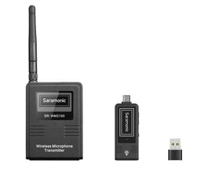 Saramonic SR-WM2100 U1 2.4G dual wireless lavalier microphone system