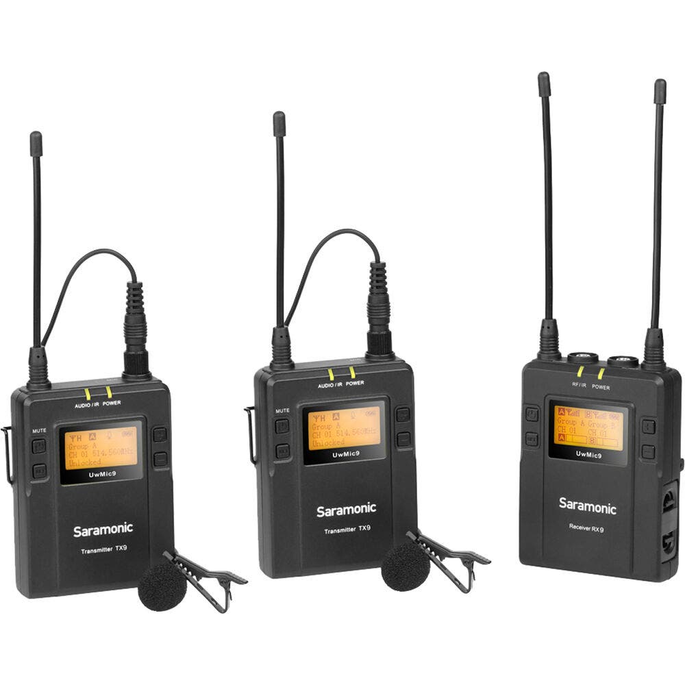Saramonic UwMic9 2-person wireless lav mic system