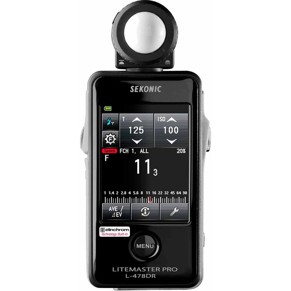 Sekonic LiteMaster Pro L-478DR light meter, Elinchrom version