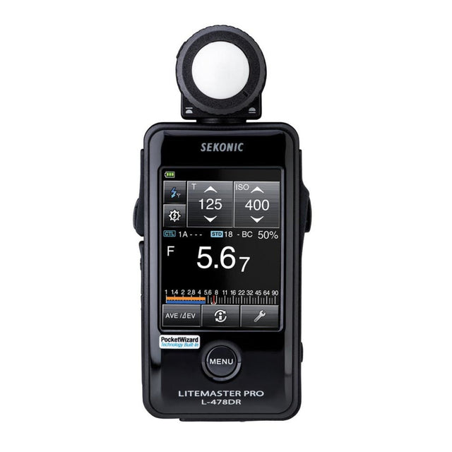 Sekonic LiteMaster Pro L-478DR light meter, Pocketwizard version