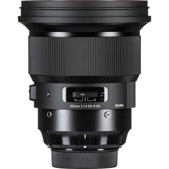 Sigma 105mm f/1.4 DG HSM Art Series medium telephoto lens, Nikon F mount