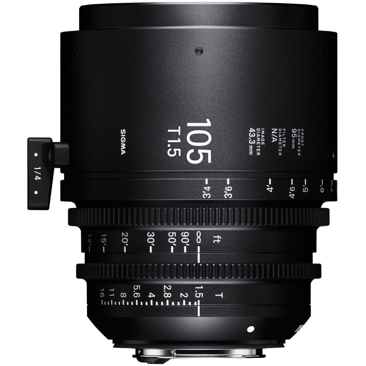 Sigma 105mm T1.5 CINE lens, Canon EF mount