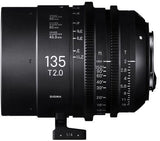 Sigma 135mm T2 CINE lens for Canon EF mount
