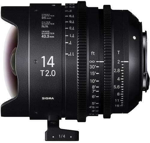 Sigma 14mm T2 CINE lens for Sony E-mount