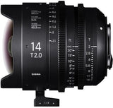 Sigma 14mm T2 CINE lens for Sony E-mount